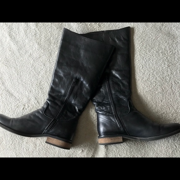 Spring leather biker boot - Picture 7 of 8